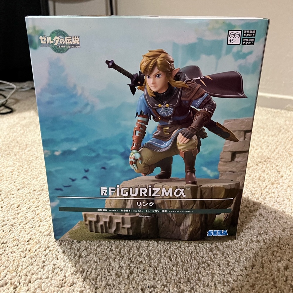 New The Legend of Zelda Tears of the Kingdom FIGURIZMα Link Figure SEGA